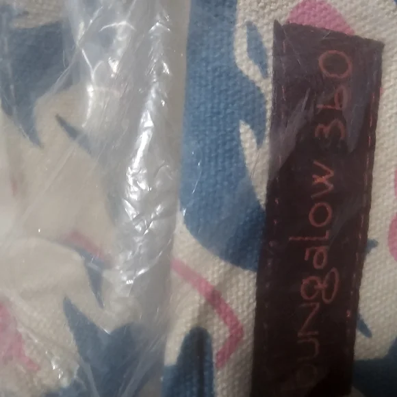 Bungalow 360 Pink and Blue Dolphin Crossbody Bag - Picture 3 of 3